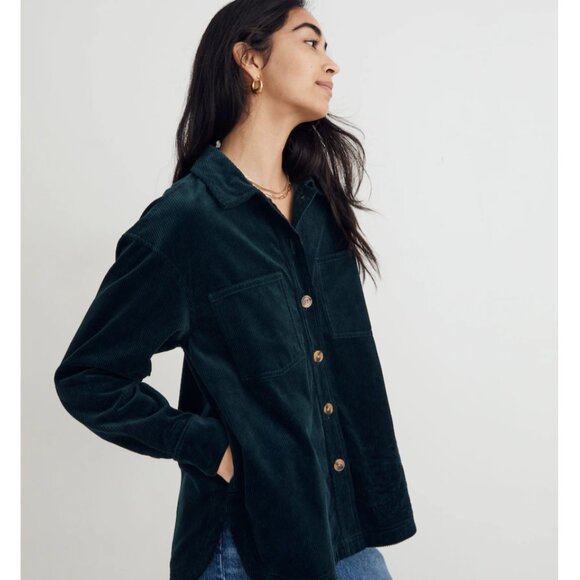 Corduroy Kentwood Oversized Shirt-Jacket - Picture 2 of 5